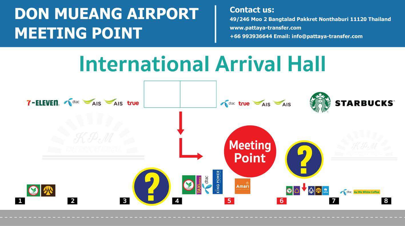 Gate 5 DMK pickup from international flights